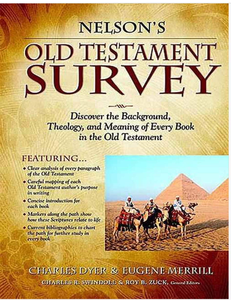 RELB 103: Survey of the Law & Writings of the Old Testament 2 Credits