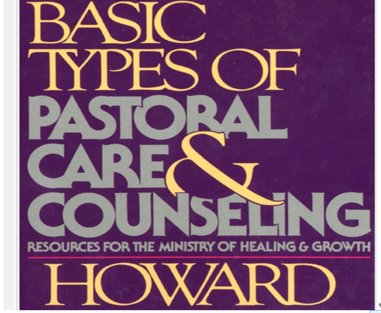 RELP 204- Pastoral Care and Counseling